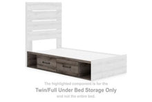 Load image into Gallery viewer, Graystorm - Twin/Full Under Bed Storage - Brown Gray