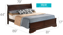 Load image into Gallery viewer, Sleigh Bed With Low Footboard