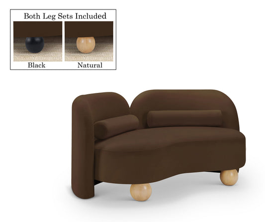 Daphne - Velvet Loveseat