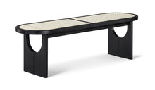 Load image into Gallery viewer, Canovia - Solid Wood And Faux Cane Bench