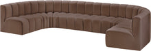 Load image into Gallery viewer, Arc - Faux Leather Modular U-Shaped Sectional