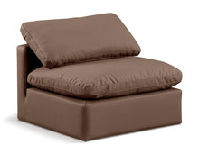 Load image into Gallery viewer, Indulge - Faux Leather Armless Chair