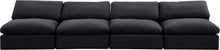 Load image into Gallery viewer, Comfy - Velvet Modular Armless Sofa 4 Seats