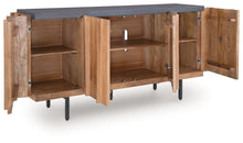 Load image into Gallery viewer, Quintavious - Accent Cabinet - Brown / Charcoal