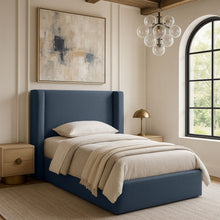 Load image into Gallery viewer, Kendall - Linen Textured Fabric Upholstered Bed