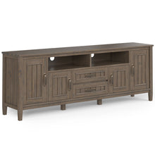 Load image into Gallery viewer, Lev - Handcrafted TV Media Stand - Smoky Brown