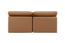 Load image into Gallery viewer, Indulge - Faux Leather 2 Seat Modular Armless Sofa