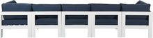 Load image into Gallery viewer, Nizuc - Outdoor Patio 5 Seat Modular Sofa With White Frame
