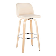 Load image into Gallery viewer, Toriano - Contemporary Fixed Height Barstool & Swivel With Round Footrest (Set of 2)
