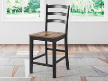 Load image into Gallery viewer, Wildenauer - Barstool (Set of 2) - Brown / Black
