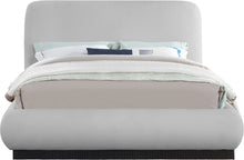 Load image into Gallery viewer, Rigby - Linen Bed With Black Base