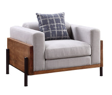 Load image into Gallery viewer, Pelton - Chair With 1 Toss Pillows - Walnut