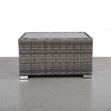 Load image into Gallery viewer, Chesterville - Slatted Side Table With Aluminum Top - Gray