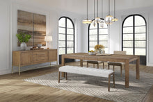 Load image into Gallery viewer, Dining Table With Leaf - Light Brown