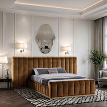 Load image into Gallery viewer, Amara - Velvet Upholstered Bed