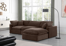 Load image into Gallery viewer, Comfy - 4 Piece Velvet Modular Sectional With Chaise