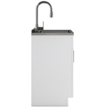 Load image into Gallery viewer, Shaker - Modern Wide, Laundry Cabinet With Faucet And Stainless Steel Sink