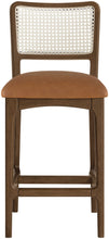 Load image into Gallery viewer, Atrium - Counter Stool With Brushed Brown Base (Set of 2)