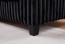 Load image into Gallery viewer, U320 - Corduroy Ottoman - Black