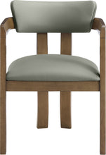 Load image into Gallery viewer, Lavrin - Vegan Leather Upholstered Dining Arm Chair (Set of 2) - Walnut Base
