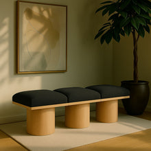 Load image into Gallery viewer, Pavilion - 3 Piece Modular Bench With Natural Base