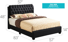 Load image into Gallery viewer, Tufted Upholstered Bed
