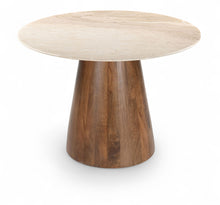 Load image into Gallery viewer, Liona - 42" Marble And Mango Wood Dining Table