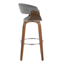 Load image into Gallery viewer, Vintage Mod - Mid Century Modern Fixed Height Barstool With Swivel With Round Footrest (Set of 2)