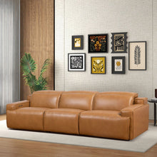 Load image into Gallery viewer, Urbana - Triple Power Recliner Sofa - Tan
