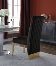 Load image into Gallery viewer, Porsha - Dining Chair with Gold Legs (Set of 2)