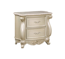 Load image into Gallery viewer, Monique - Nightstand With Marble Top - Champagne