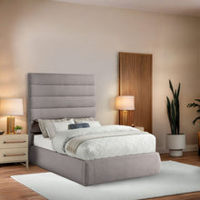 Load image into Gallery viewer, Adam - Linen Fabric Bed With 70.5" Headboard