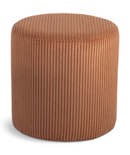 Load image into Gallery viewer, Roy - Round Microsuede Ottoman / Stool