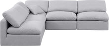 Load image into Gallery viewer, Indulge - Linen 5 Piece Modular Corner Armless Sectional