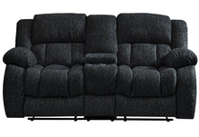 Load image into Gallery viewer, U250 - Reclining Sofa / Console Reclining Loveseat - Ebony