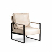 Load image into Gallery viewer, Classic Mid Century Modern Accent Chair With Durable Square Metal Frame, Armchair