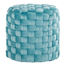 Load image into Gallery viewer, Braided - Versatile Round Ottoman
