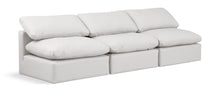 Load image into Gallery viewer, Indulge - Faux Leather 3 Seat Modular Armless Sofa