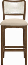 Load image into Gallery viewer, Atrium - Upholstered Bar Stool (Set of 2) - Brushed Brown Frame