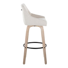 Load image into Gallery viewer, Hannah - Transitional Fixed Height Barstool With Swivel With Round Footrest (Set of 2)