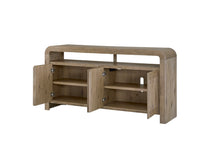 Load image into Gallery viewer, Pagosa - Bowtie Console - English Knotty Oak
