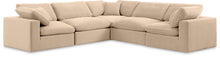 Load image into Gallery viewer, Comfy - 5 Piece Velvet Modular Corner Sectional