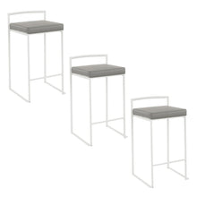 Load image into Gallery viewer, Fuji - Simple Elegance, Contemporary Stackable Counter Stool
