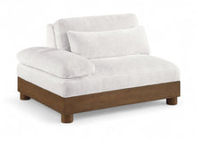 Load image into Gallery viewer, Turin - Chenille Fabric Upholstered Modular Arm Chair - Walnut Base