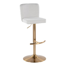 Load image into Gallery viewer, Henry - Contemporary Adjustable Barstool With Swivel With Rounded T Footrest (Set of 2)