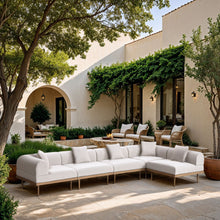 Load image into Gallery viewer, Laguna - 5 Piece 106.5" Upholstered Outdoor Patio Modular Sectional