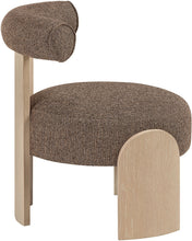 Load image into Gallery viewer, Calder - Linen Textured Fabric Upholstered Accent Chair - Painted Natural Base