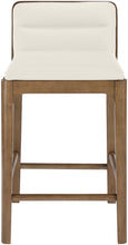 Load image into Gallery viewer, Ellis - Vegan Leather Upholstered Counter Stool (Set of 2) - Brown Base