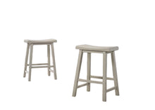 Load image into Gallery viewer, Alonzo - 17.5" Backless Ergonomic Counter Height Stool (Set of 2)