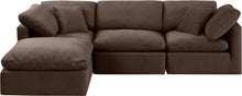 Load image into Gallery viewer, Indulge - Velvet 4 Piece Modular Sectional With Chaise